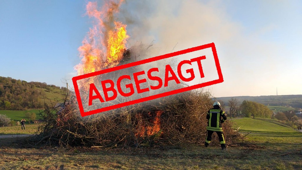 Absage Osterfeuer